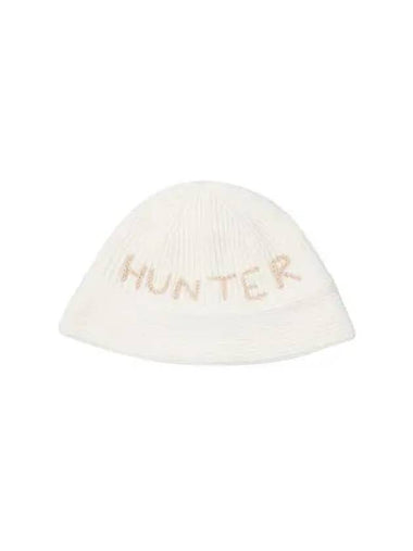 UNISEX Handcrafted Cashmere Bucket Hat Ivory HBW0008CHZIVO - HUNTER - BALAAN 1