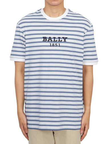 Men s Short Sleeve T Shirt M5BA965F 5H1 - BALLY - BALAAN 1