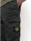 Wappen Patch Cargo Track Pants Black - STONE ISLAND - BALAAN 3