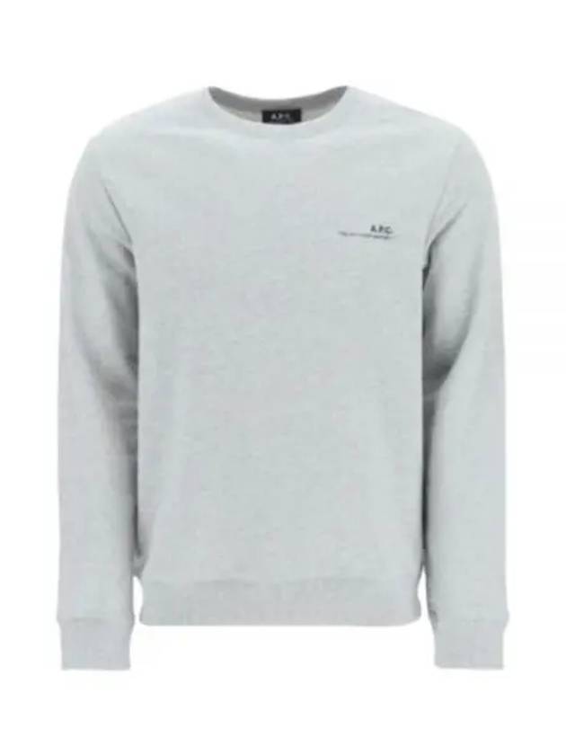 Men's Item Logo Sweatshirt Grey - A.P.C. - BALAAN 2