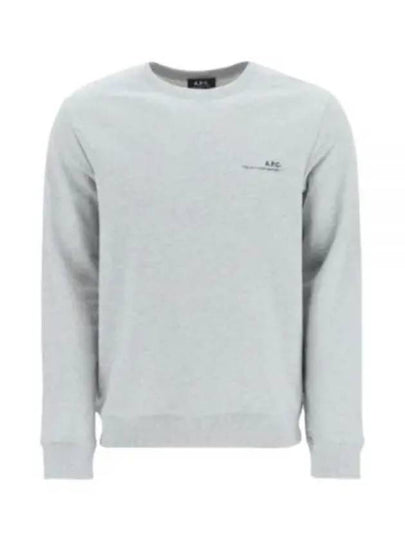 Men's Item Logo Sweatshirt Grey - A.P.C. - BALAAN 2