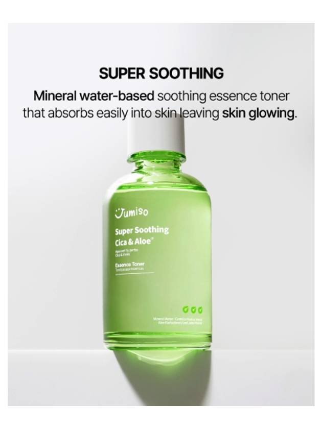 [Jumiso] Super Soothing CIca & Aloe Essence Toner 125ml - JUMISO - BALAAN 2