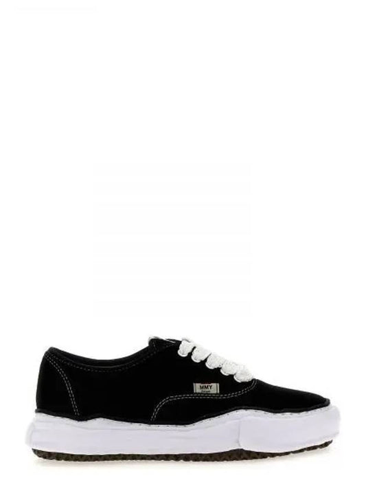 A11FW720 BLACK Baker suede low top sneakers - MIHARA YASUHIRO - BALAAN 1