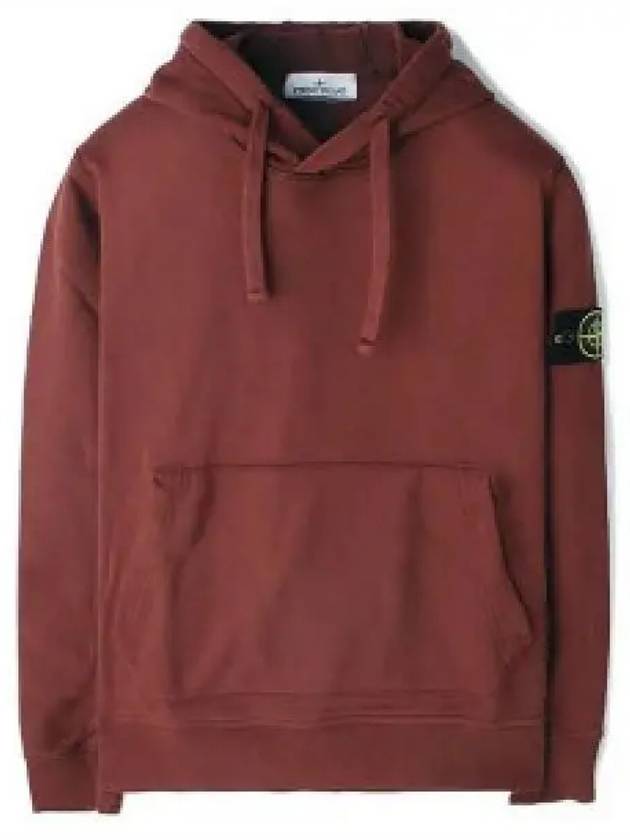 Signature Logo Patch Hoodie Chestnut Brown - STONE ISLAND - BALAAN 2