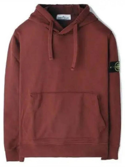 Signature Logo Patch Hoodie Chestnut Brown - STONE ISLAND - BALAAN 2