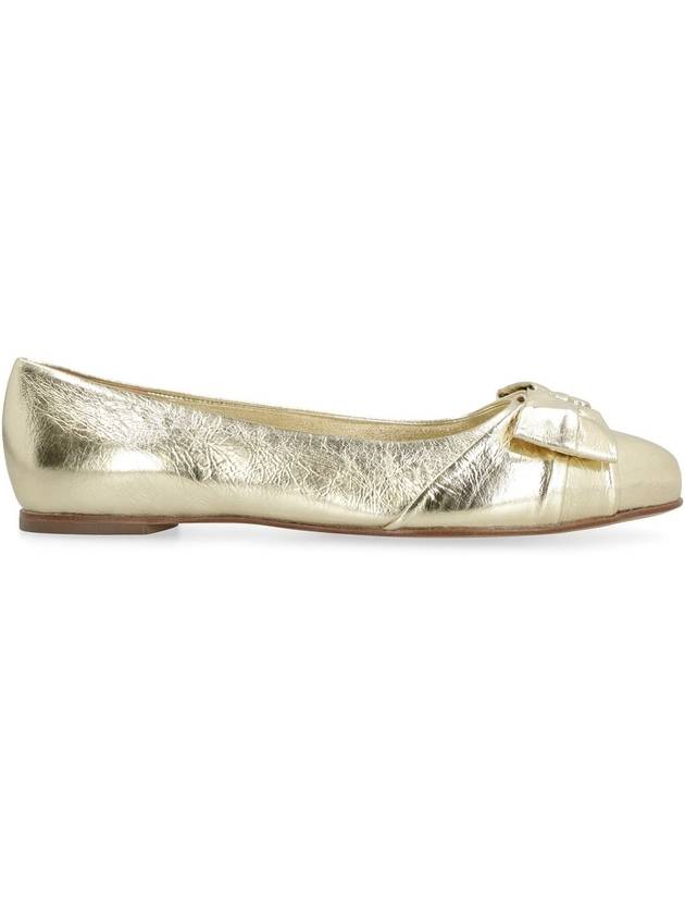 Salvatore Flat Shoes 01G371 765739 GOLD - SALVATORE FERRAGAMO - BALAAN 3