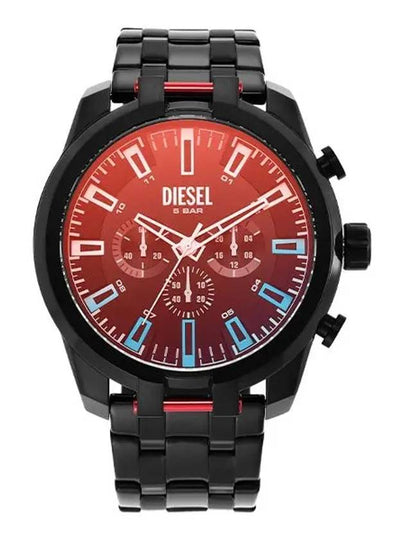 Split Stainless Steel Watch Black - DIESEL - BALAAN 2