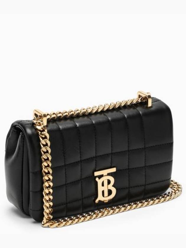 Quilted Lula Mini Leather Cross Bag Black - BURBERRY - BALAAN 3