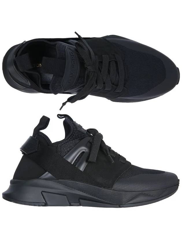 Jago Low-Top Sneakers Black - TOM FORD - BALAAN 2