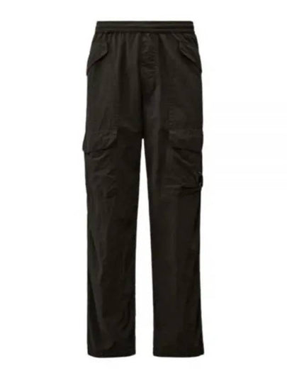 Flatt Nylon Loose Utility Straight Pants Black - CP COMPANY - BALAAN 2