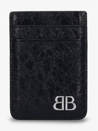 Monaco Magnet Card Wallet Black - BALENCIAGA - BALAAN 2