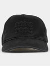 Logo Denim Ball Cap Black - MIU MIU - BALAAN 3