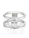 YBC295716001 INTERLOCKING G RING - GUCCI - BALAAN 1