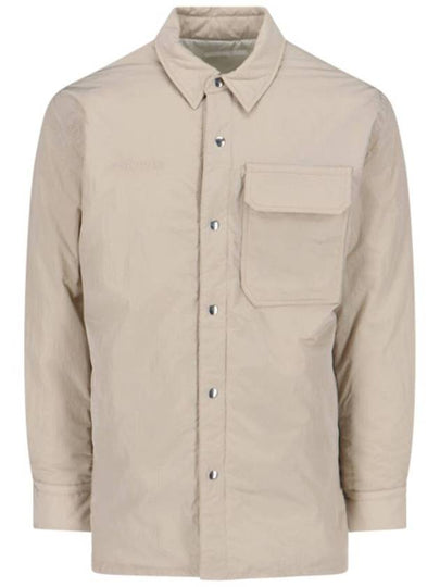 Quilted Shirt Jacket Ivory - HELMUT LANG - BALAAN 2