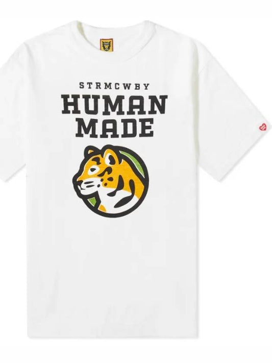 Tiger T-Shirt White HM26TE008 WH - HUMAN MADE - BALAAN 2