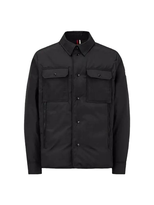 GAGEE Down Shirt Jacket Black - MONCLER - BALAAN.