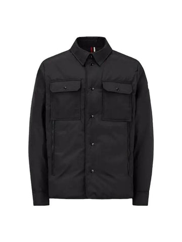 GAGEE Down Shirt Jacket Black - MONCLER - BALAAN.