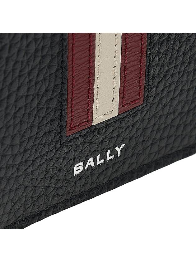 Men s Ribbon Logo Half Wallet RBN BIFOLD 8CC I921P - BALLY - BALAAN 6