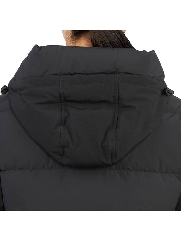 Women's Salteaux Hooded Down Long Padding Black - MOOSE KNUCKLES - BALAAN 11