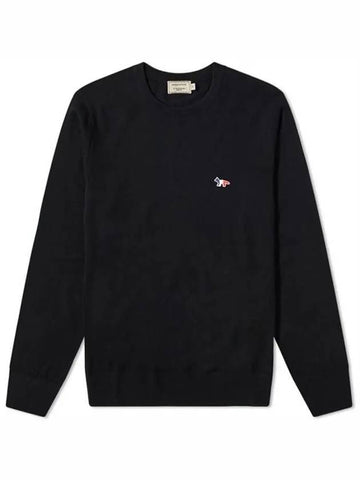 tricolor fox wool knit - MAISON KITSUNE - BALAAN 1