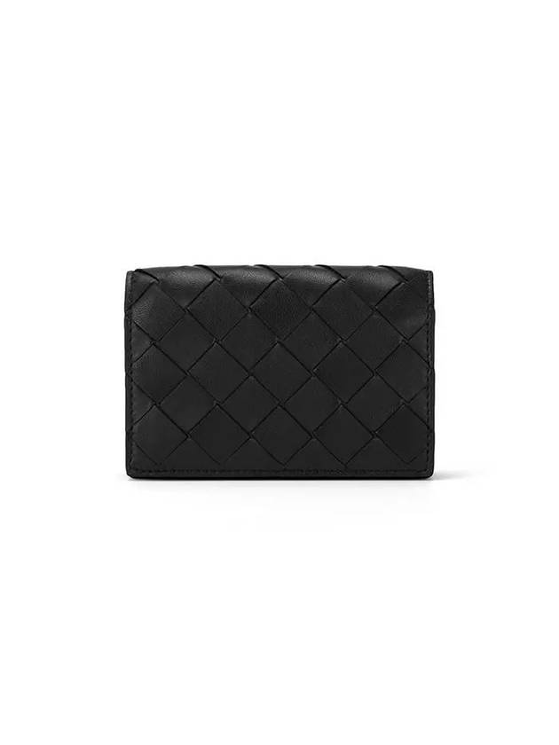 Intrecciato Card Wallet Black - BOTTEGA VENETA - BALAAN 2