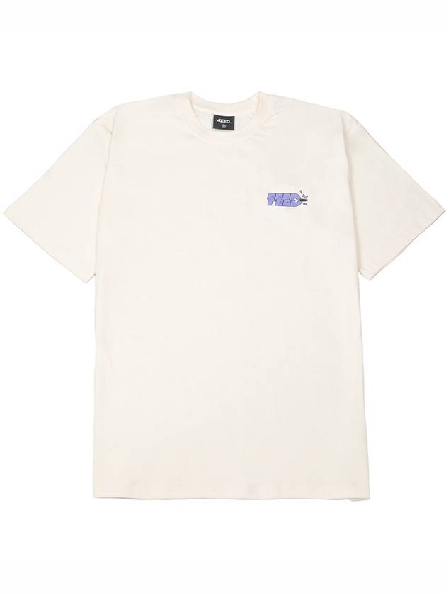 Bullet Logo Short Sleeve T-Shirt Cream - FOREEDCLUB - BALAAN 2