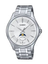 Men s Metal Wrist Watch Moon Phase MTP M100D 7A - CASIO - BALAAN 2