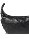 Eco Leather Hobo Cross Bag Black - THE GREEN LAB - BALAAN 3