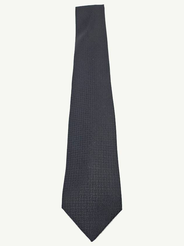 Faconnee Upside Down Tie Noir - HERMES - BALAAN 3