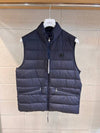 Theompan Logo Down Vest Midnight Navy - MONCLER - BALAAN 3