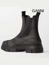 Rubber Chelsea Boots Black - GANNI - BALAAN 4