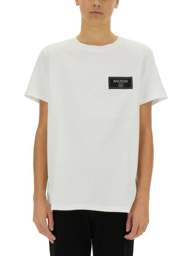 T-SHIRT WITH LOGO - BALMAIN - BALAAN 3