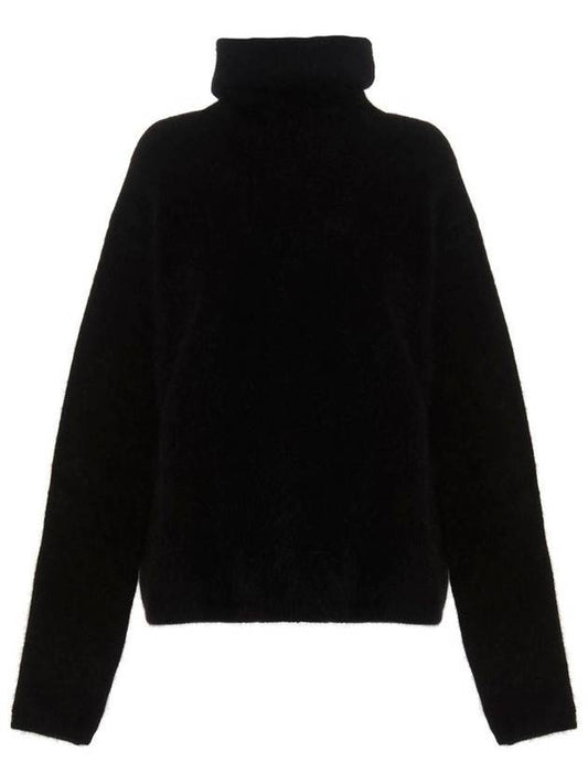 Canosa Wool Turtleneck Black - MAX MARA - BALAAN.