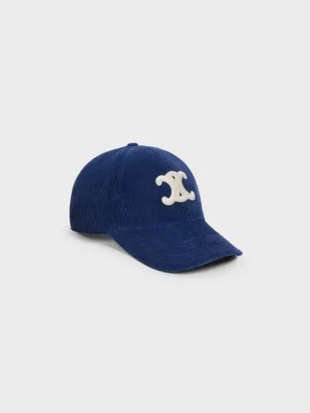 Triomphe Baseball Cap Blue - CELINE - BALAAN 2