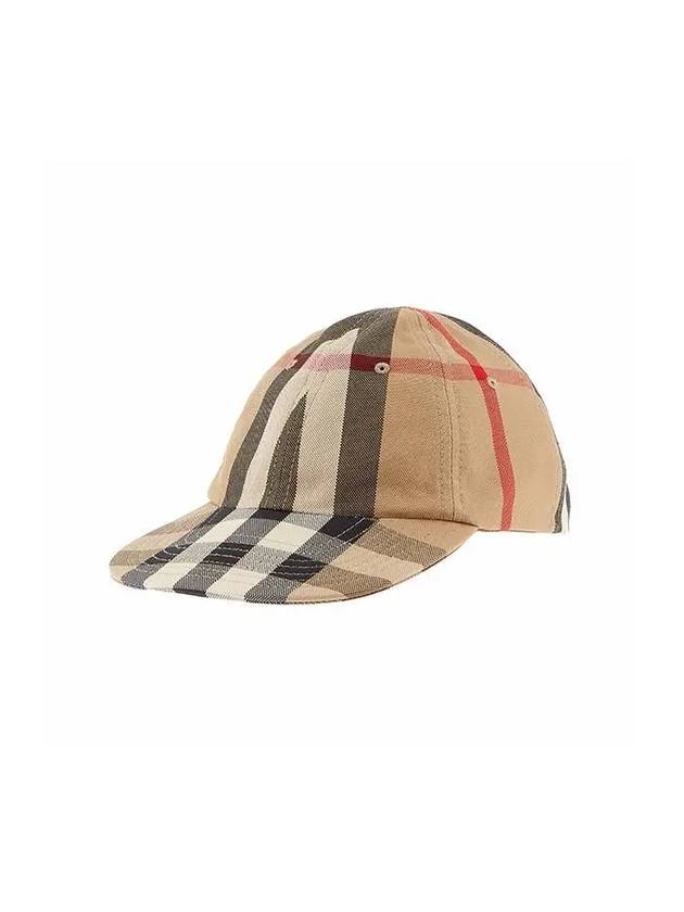 Reversible Vintage Check Cotton Ball Cap Archive Beige - BURBERRY - BALAAN 2