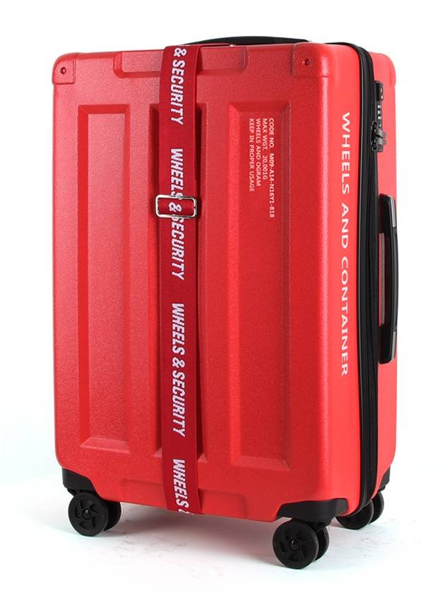 Wheels Containers PC hard carrier 20 inch cabin red - RAVRAC - BALAAN 3