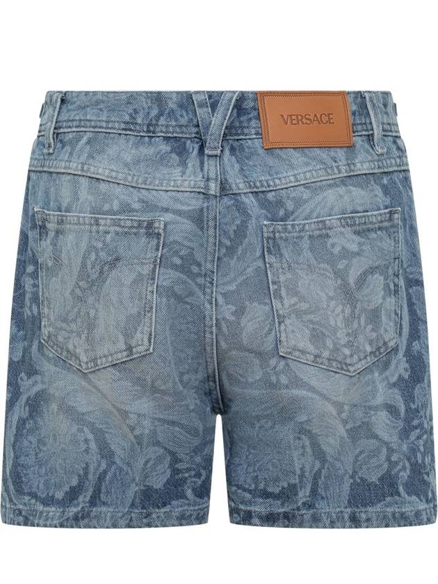 Denim Short Pants 1013689 1A10029 1D030 BLU MEDIO - VERSACE - BALAAN 3