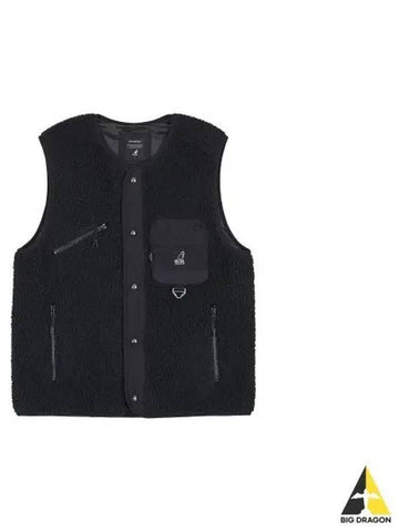 Retrocore Fleece Gilet 6138 Black - KANGOL - BALAAN 1