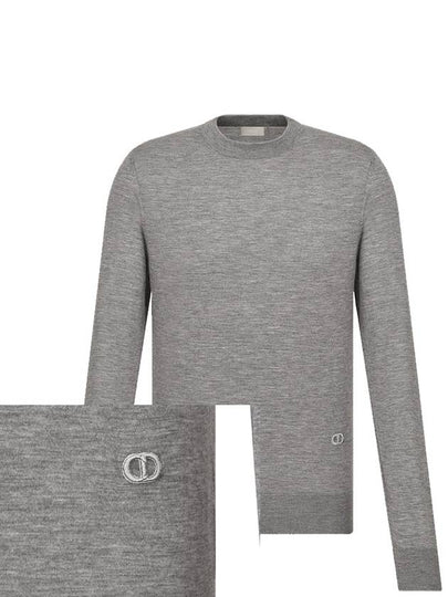 Christian Sweater 113M647 AT220 878 Gray - DIOR - BALAAN 2