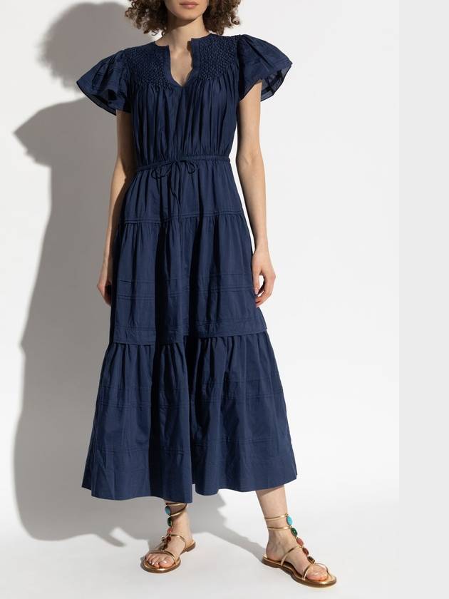 Ulla Johnson Dress Marika, Women's, Navy Blue - ULLA JOHNSON - BALAAN 3