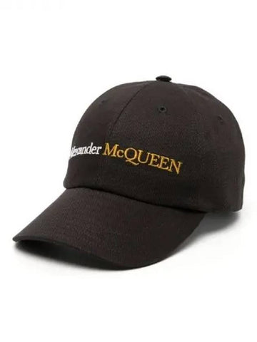 Alexander McQUEEN logo embroidered cotton ball cap 270892 - ALEXANDER MCQUEEN - BALAAN 1