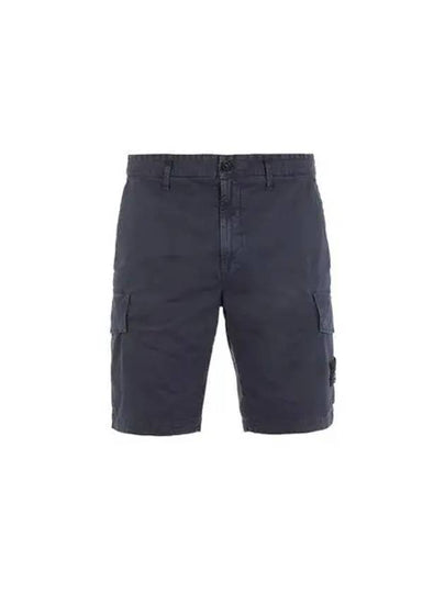 Wappen Patch Bermuda Shorts Navy Blue - STONE ISLAND - BALAAN 2