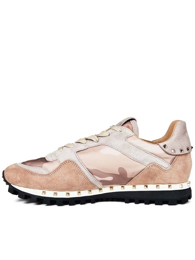 Rockstud Studded Camo Sneakers - VALENTINO - BALAAN 4