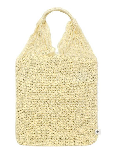 Knit Cotton Tote Bag Beige - JIL SANDER - BALAAN 2