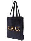 Lou Logo Vertical Tote Bag Navy - A.P.C. - BALAAN 3