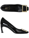 Trumpet Metal Buckle Pumps Black - ROGER VIVIER - BALAAN 3