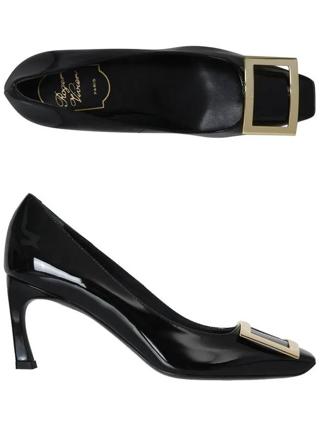 Trumpet Metal Buckle Pumps Black - ROGER VIVIER - BALAAN 3