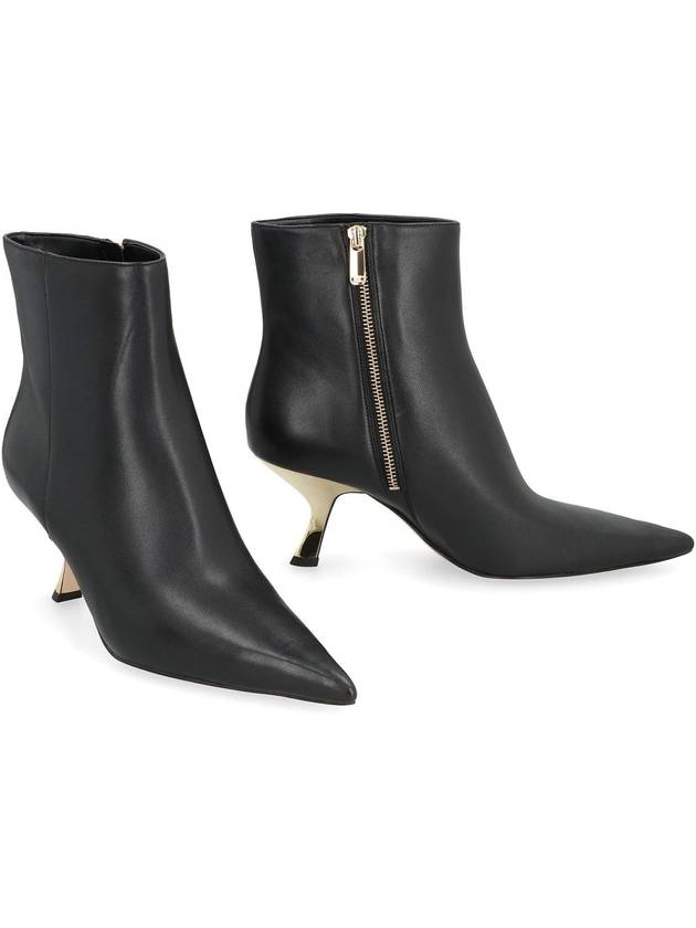 Michael Kors Luna Leather Ankle Boots - MICHAEL KORS - BALAAN 3