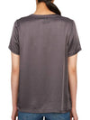 Rebecca Acetate Short Sleeve T-Shirt Charcoal - MAX MARA - BALAAN 5