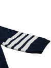 Cotton 4-Bar Hector Polo T- Shirt Navy - THOM BROWNE - BALAAN 8